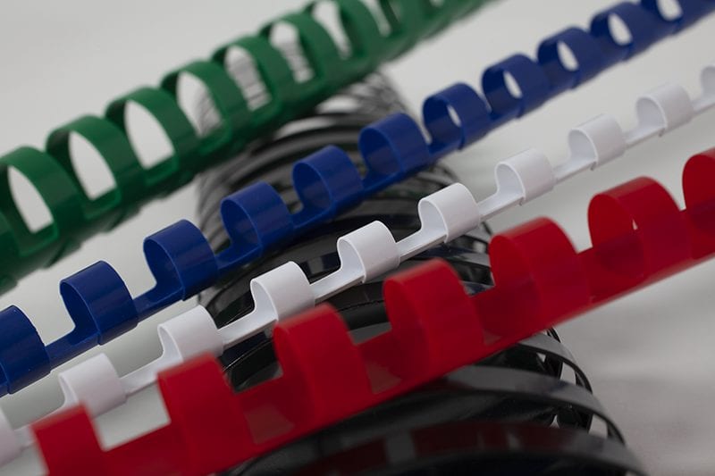 A4 Oval 20/21 Ring Plastic Combs Binding Supplies Vivid Laminating